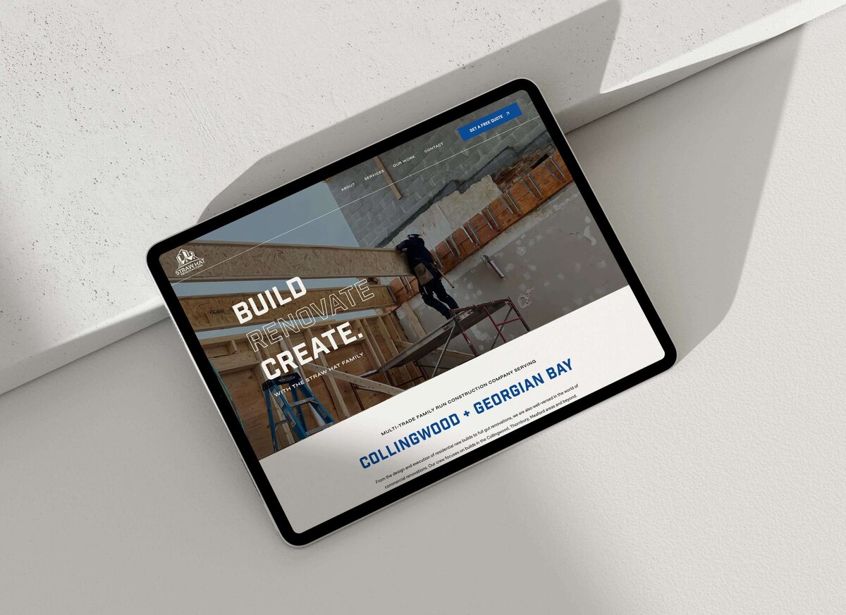 Custom Website for Construction Business