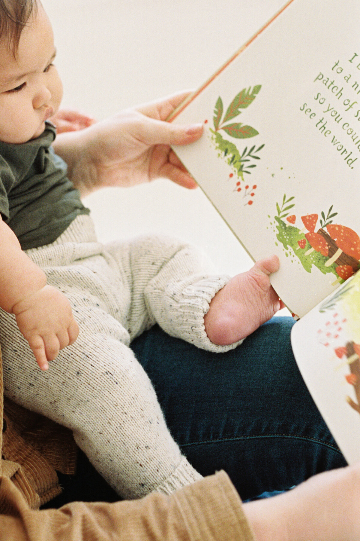 baby-and-mother-reading-picture-book