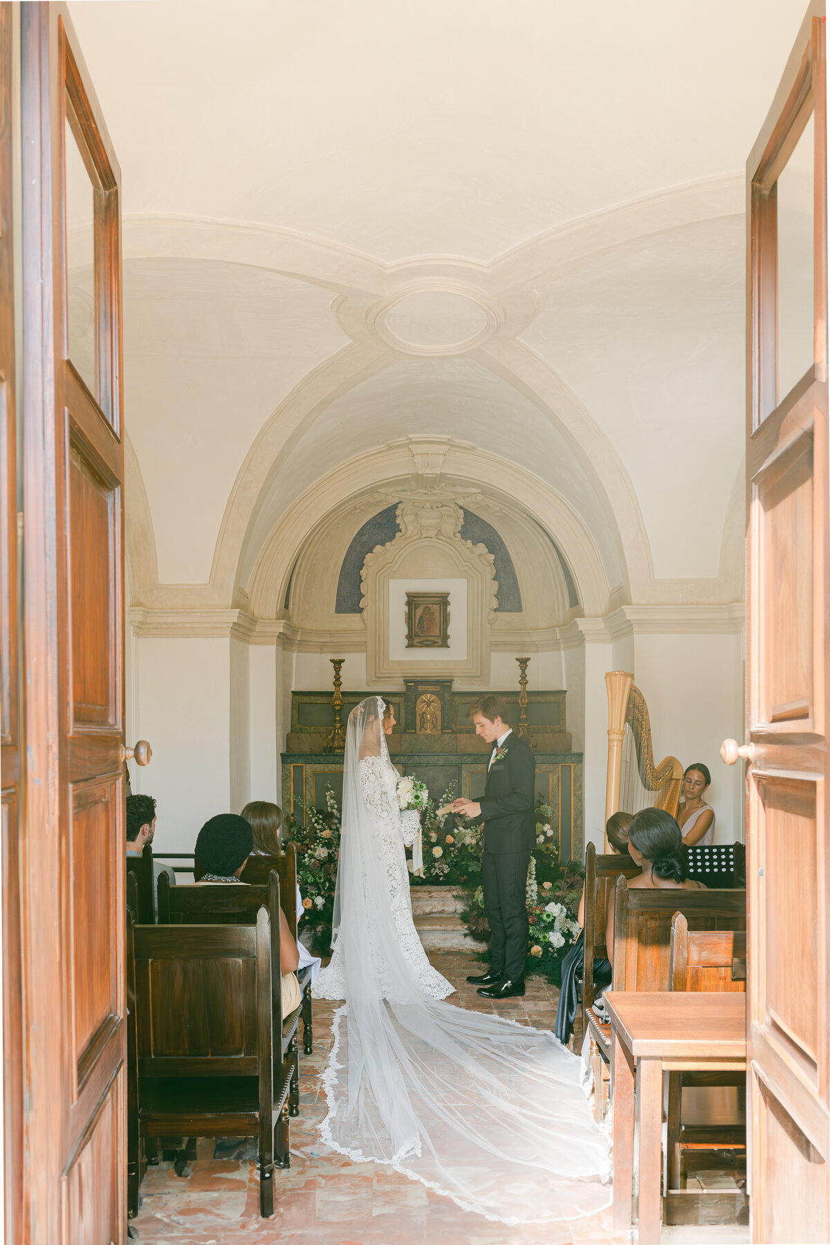 1 - Maila Enea Events - Wedding Ceremony - Chapel - Villa Del Gattopardo - Palermo_ Italy - Joana Senkute Photography