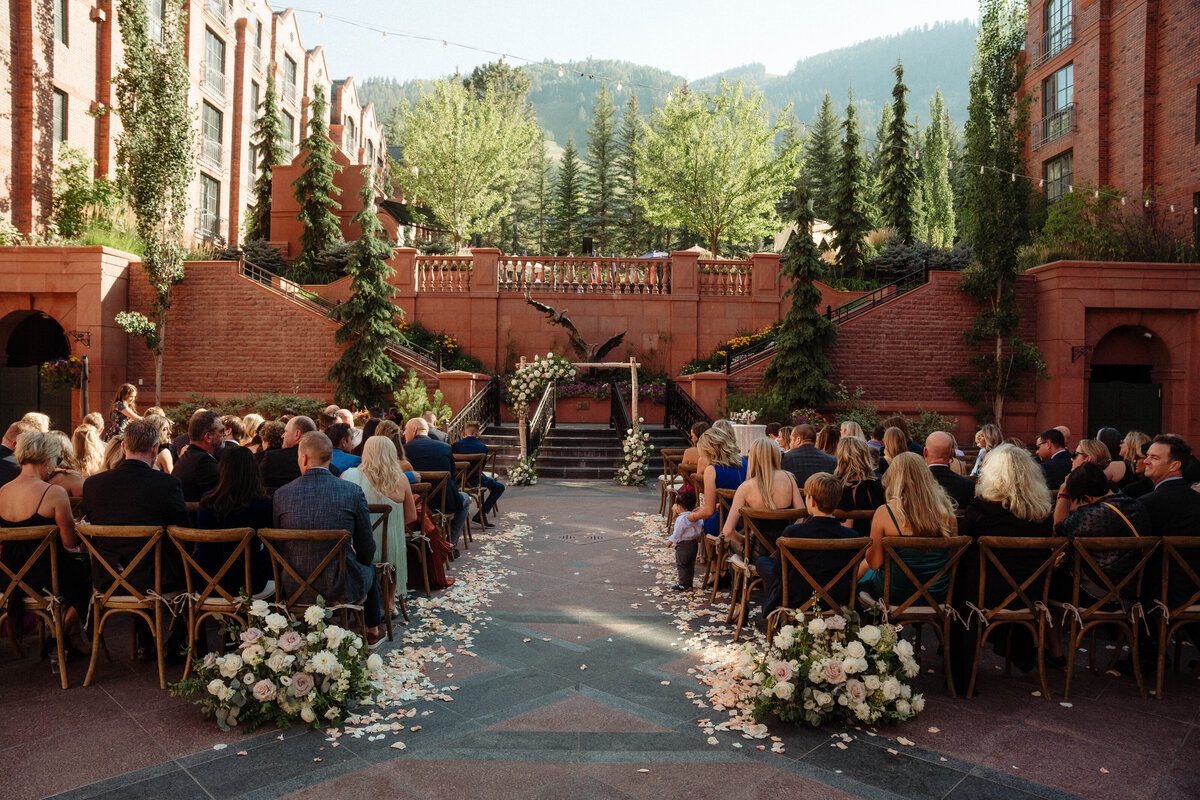 Aspen wedding ceremony