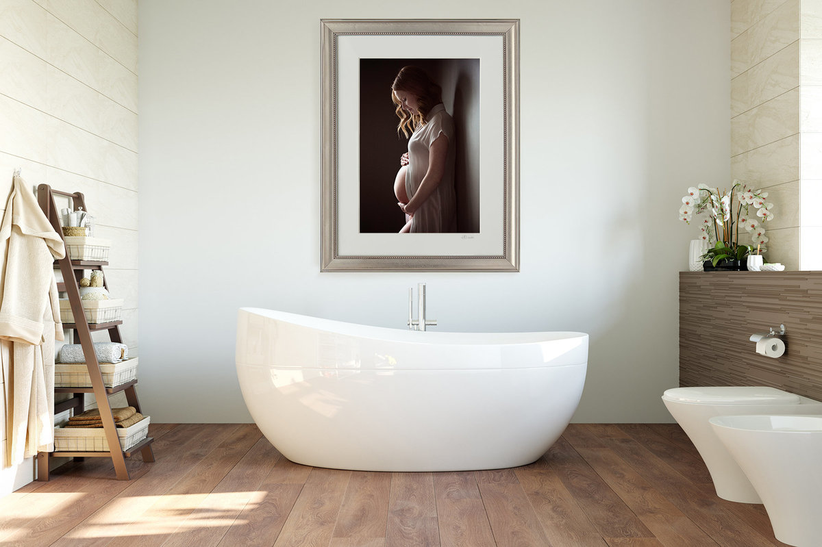 Waterloo Maternity Photography by Hannah Marie Master Bathroom s