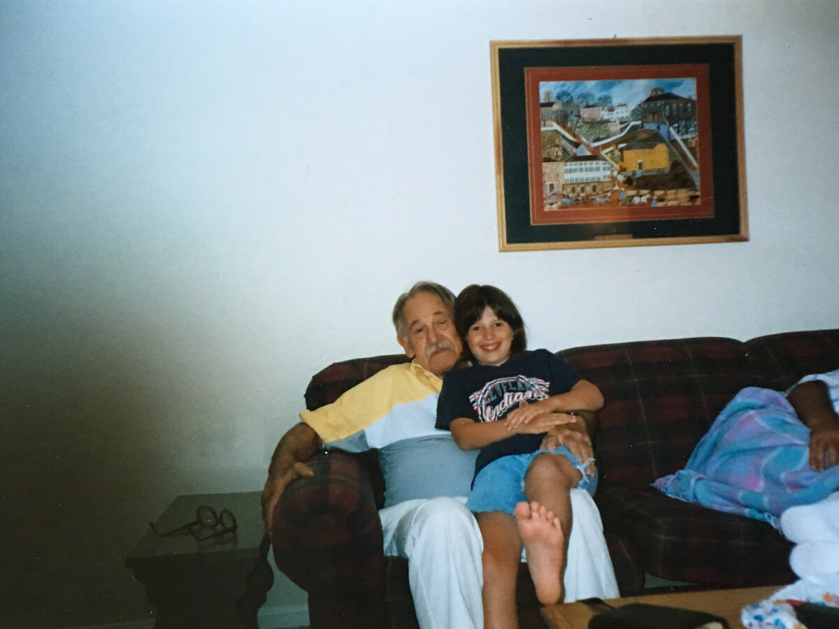 Kristen Beck and her grandfather