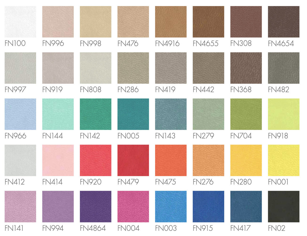 Album Box Colors | Display of available color options for wedding album boxes