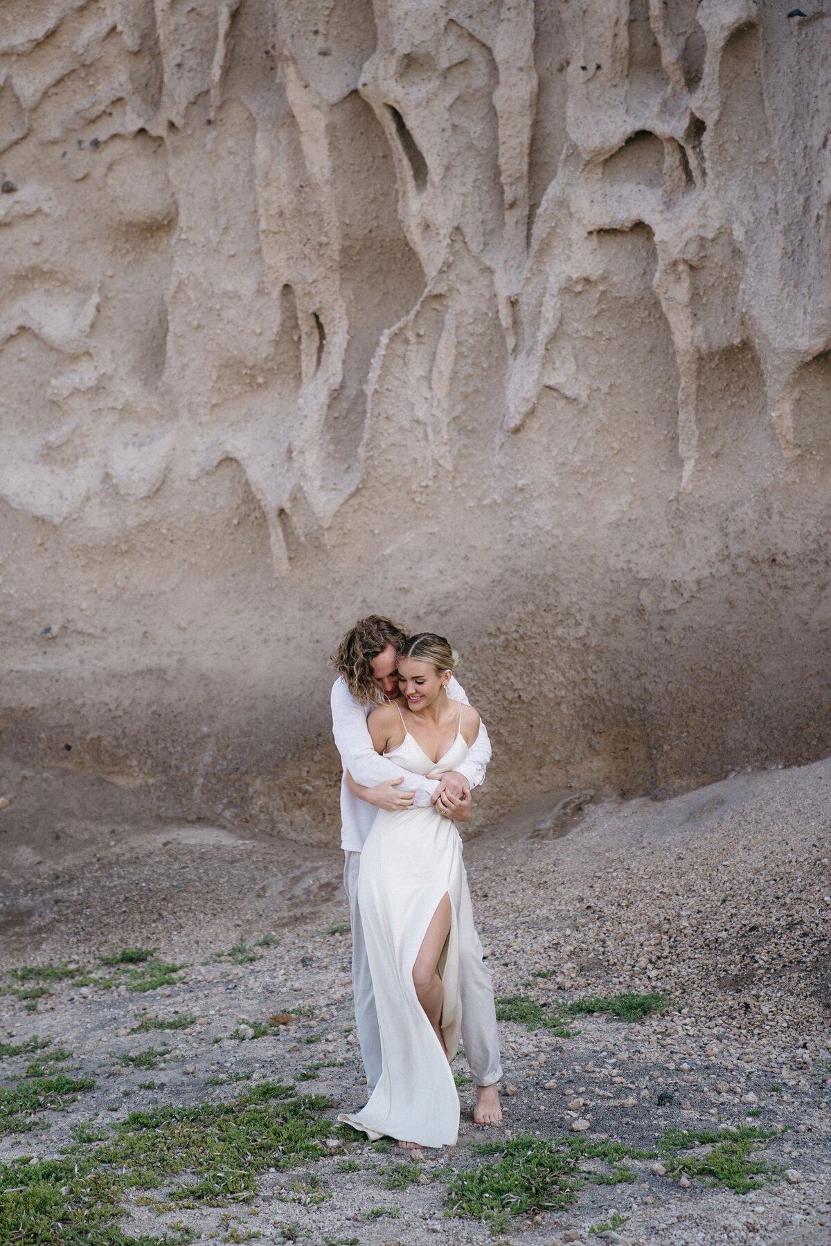 Makayla and Walker's Volcanic Beach Engagement session