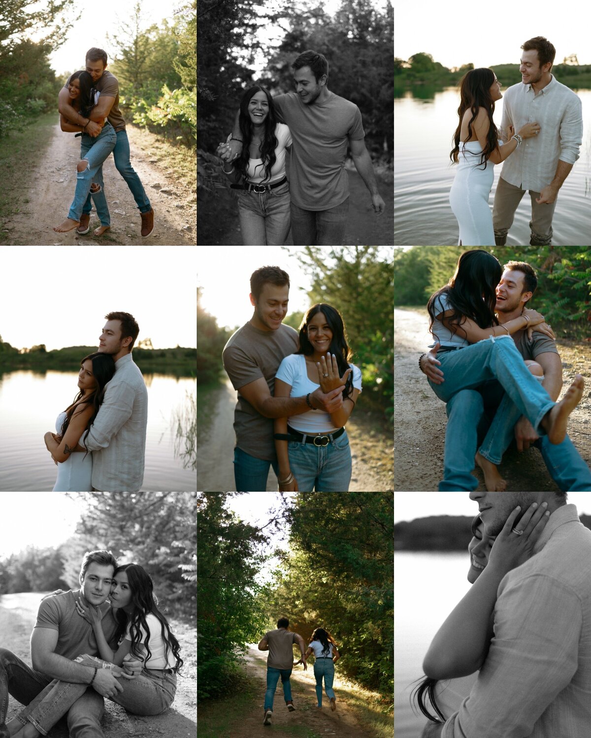 Twin Lakes Wisconsin Couples Engagement Session