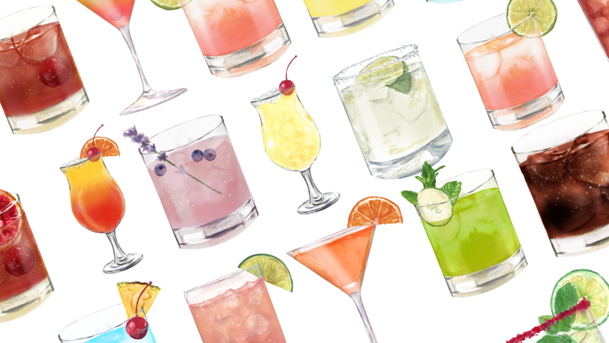 Cocktail Graphics Background