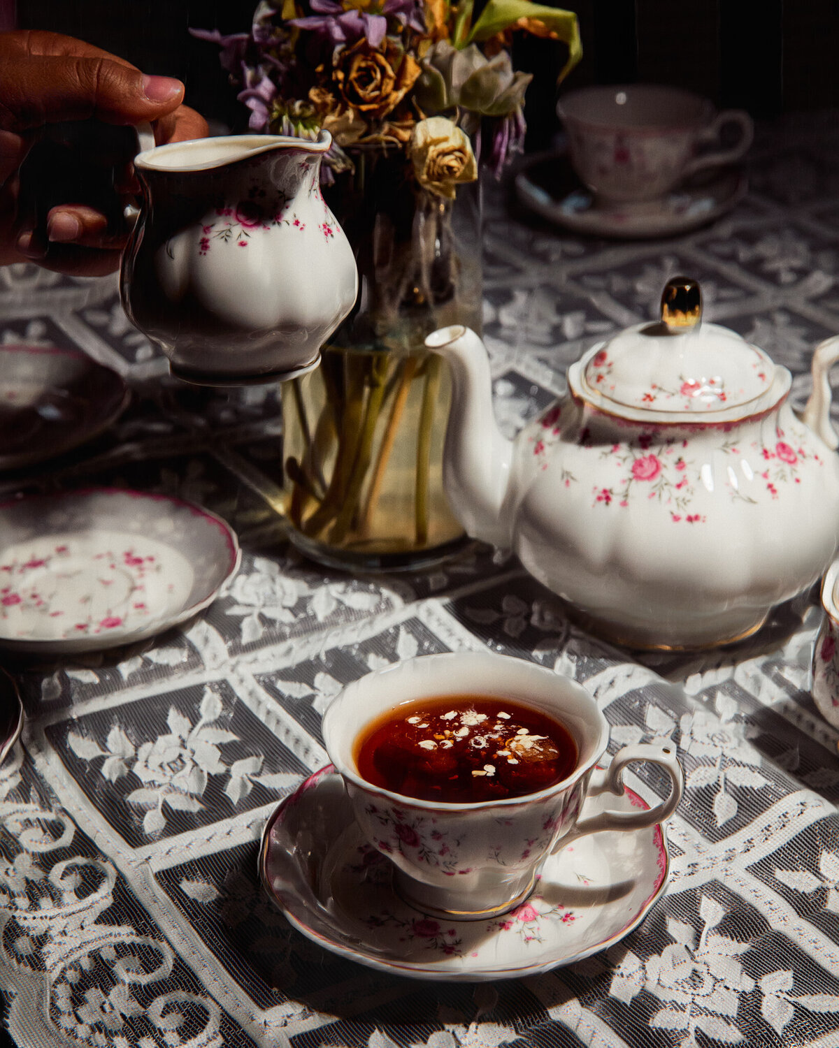 food-photography-vintage-tea-set-austin-texas-central-texas