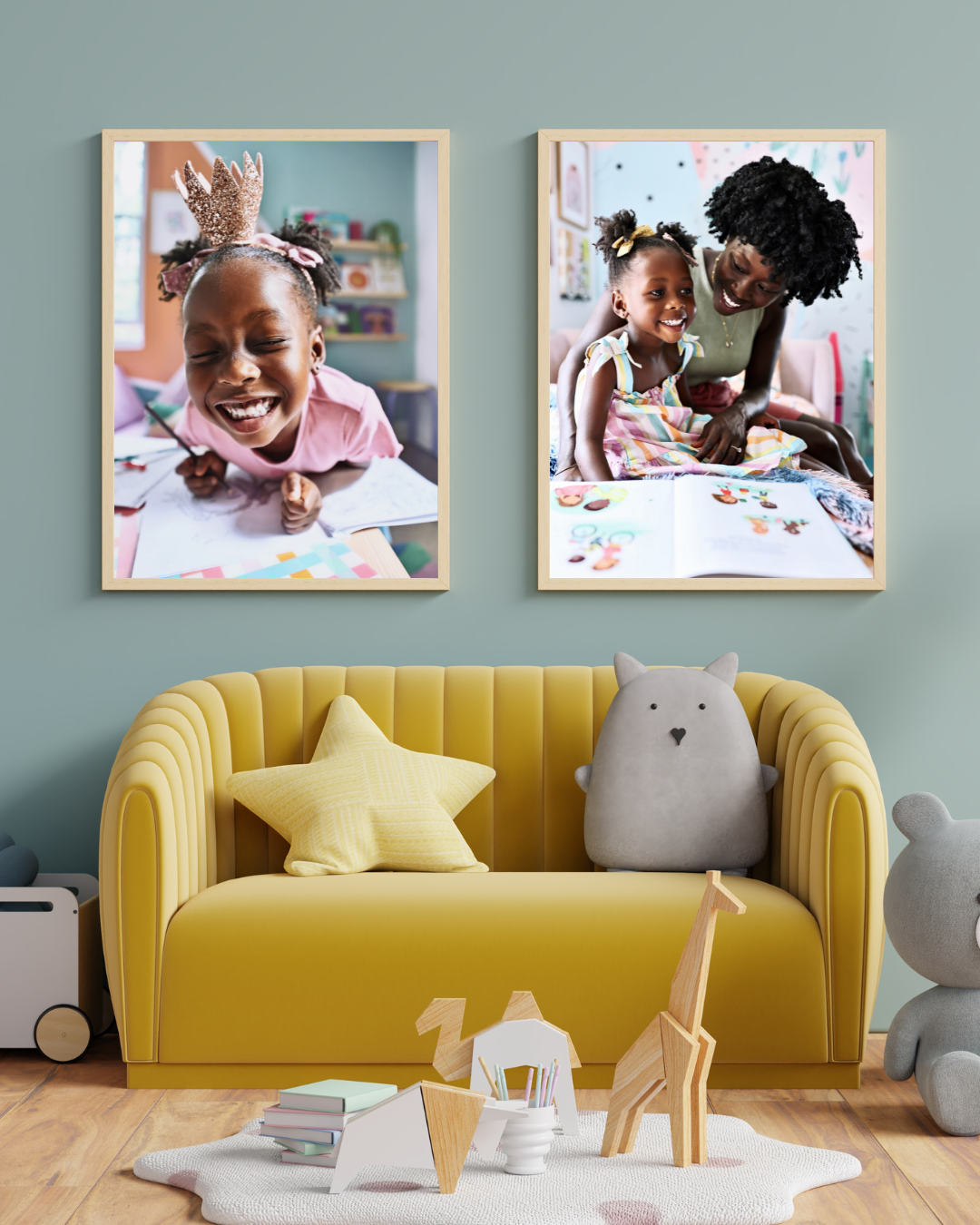 DMV Family Wall Art & Print Wall Art Framed Poster Mockup Instagram Post