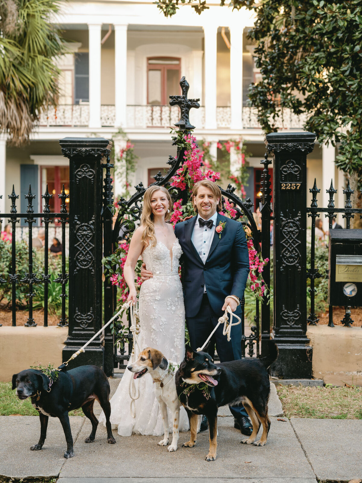 Stephanie and Jacob's colorful Derbes Mansion Wedding