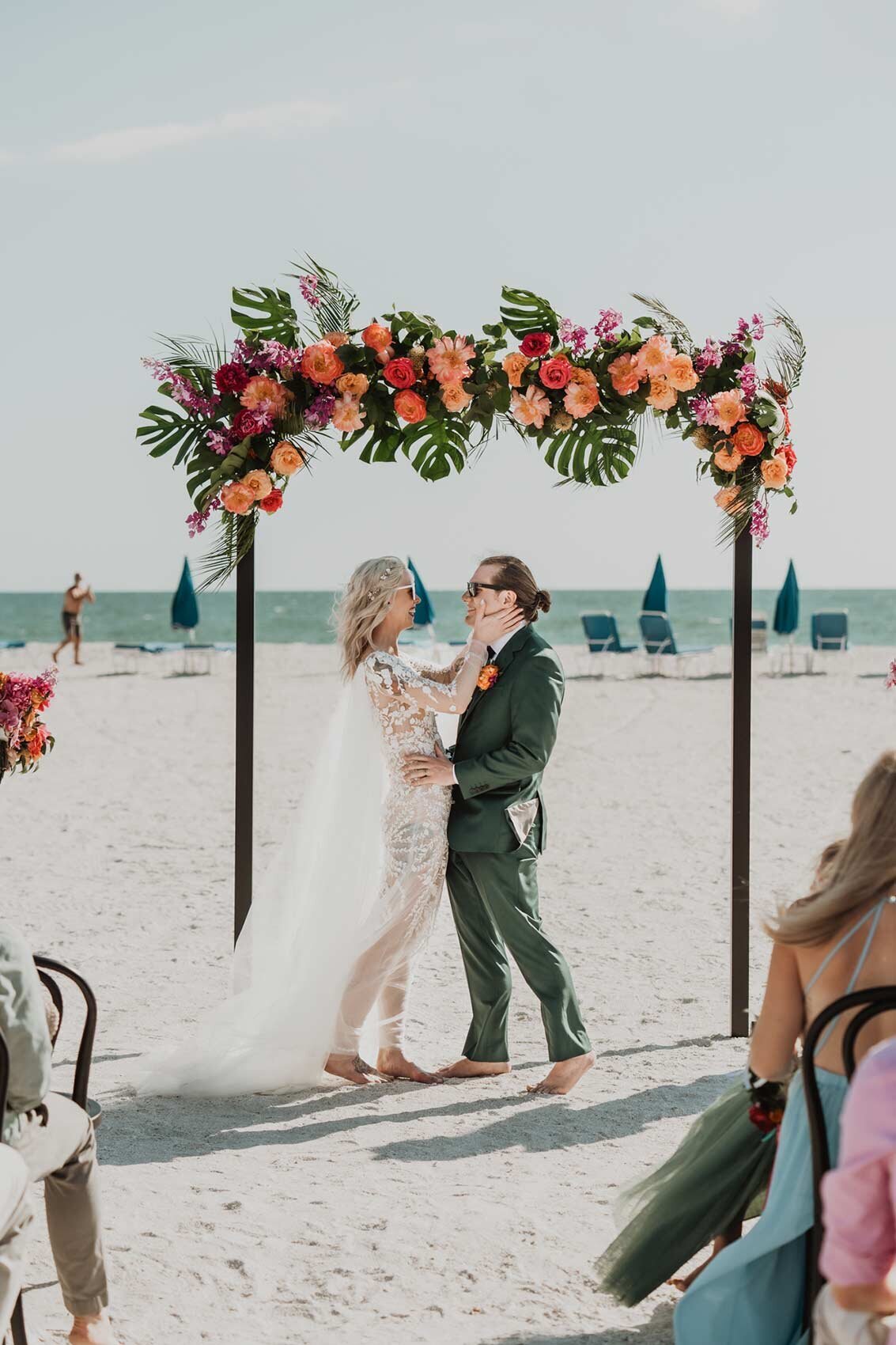 Colorful Beach Wedding in South Florida
