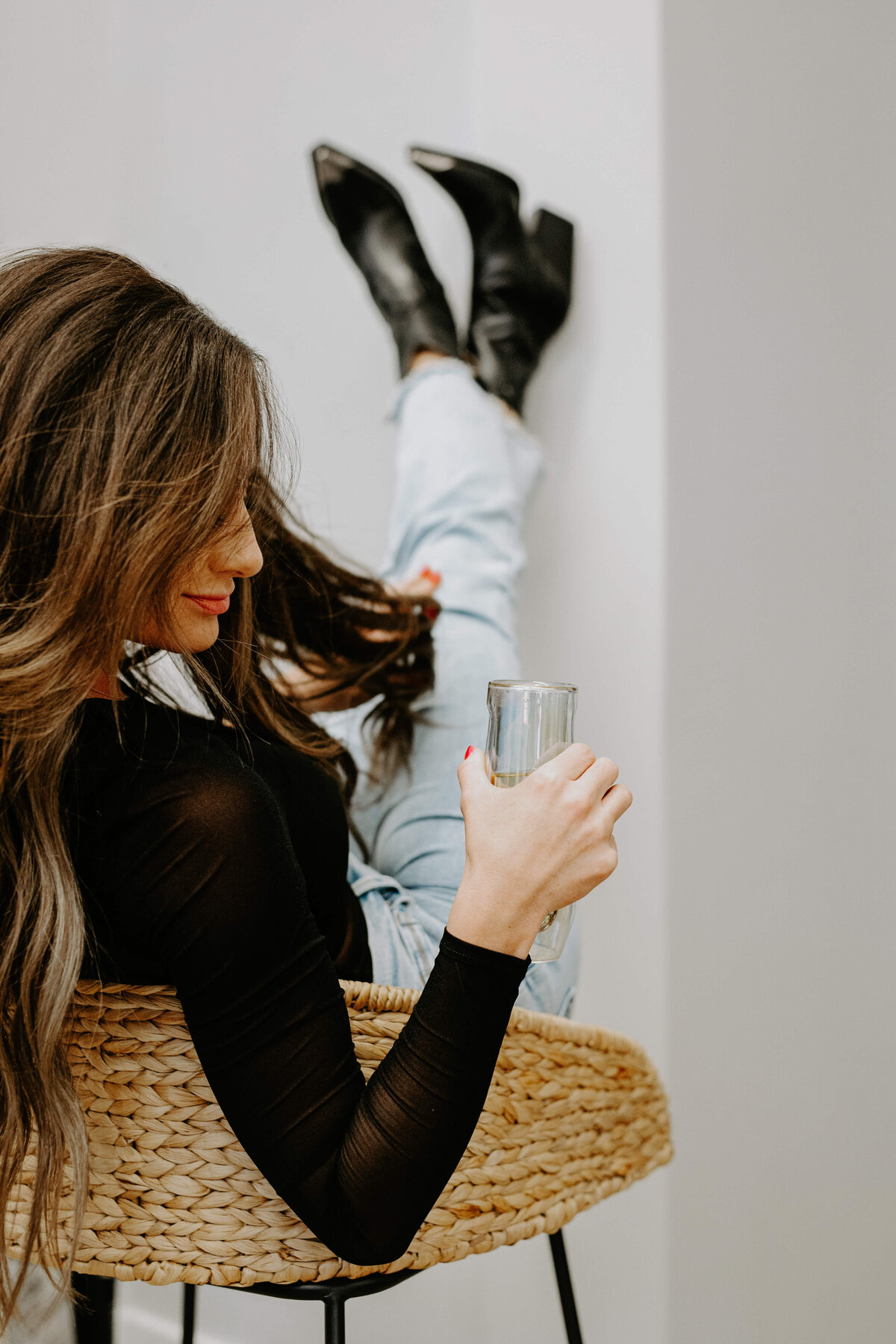 Cove-owner-Sarah-Jupin-Drinking-Champagne-Iowa-IBE-Elite-Artist-073