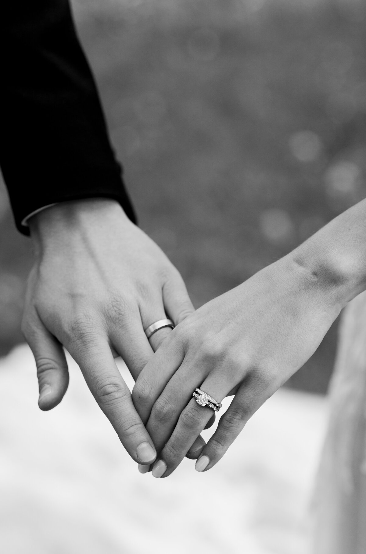 bride and groom rings