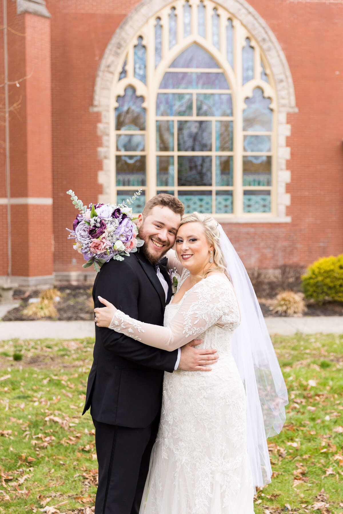 Bride and groom portraits at  The Gatsby in Shelbyville,KY