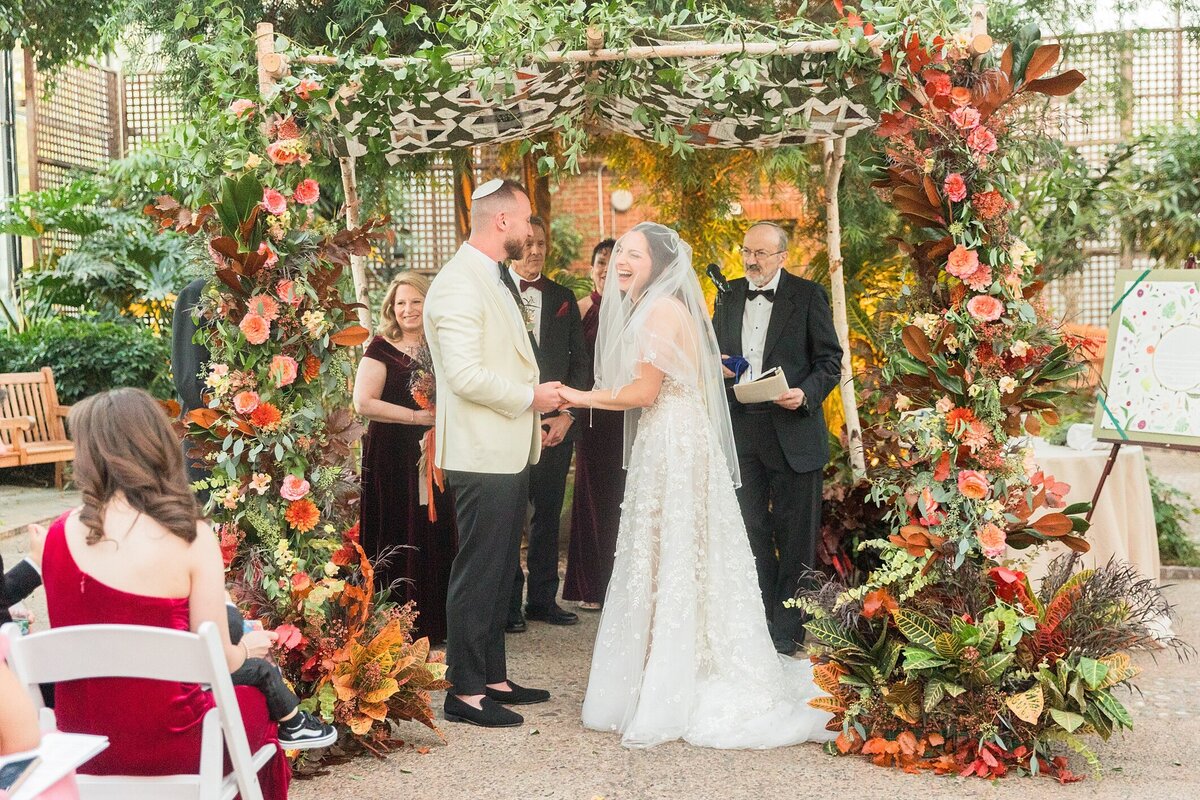 Fairmount Horitculture + Philadelphia + PA + Sarah and Zach + Jewish Couples + Yael Pachino Photogarphy LLC_3282