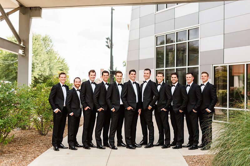 Classic Wedding at City Church of Evansville with Reception at ECC112