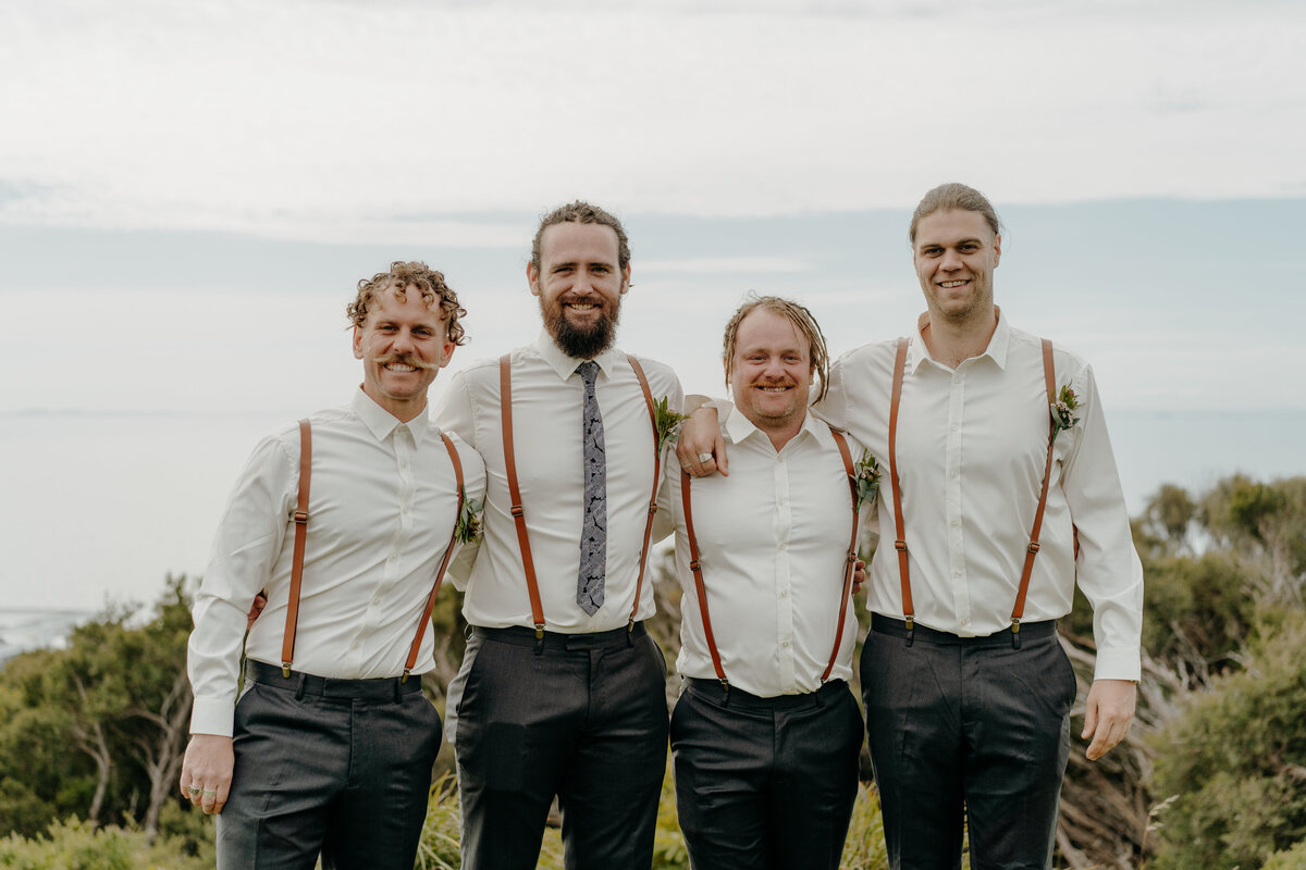 Eliza and Luke's big day by wedding photographer Mornington, Jake Grinde.