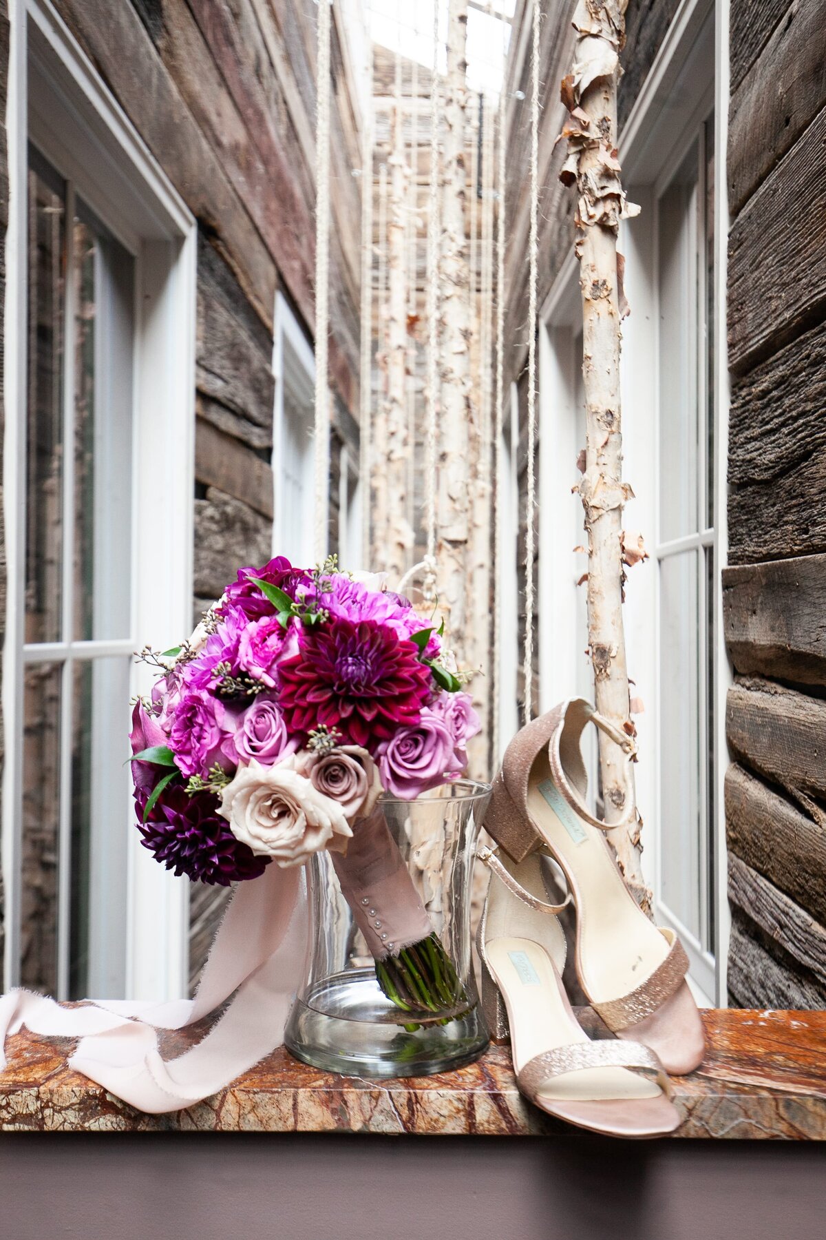 wedding-shoes-bouquet
