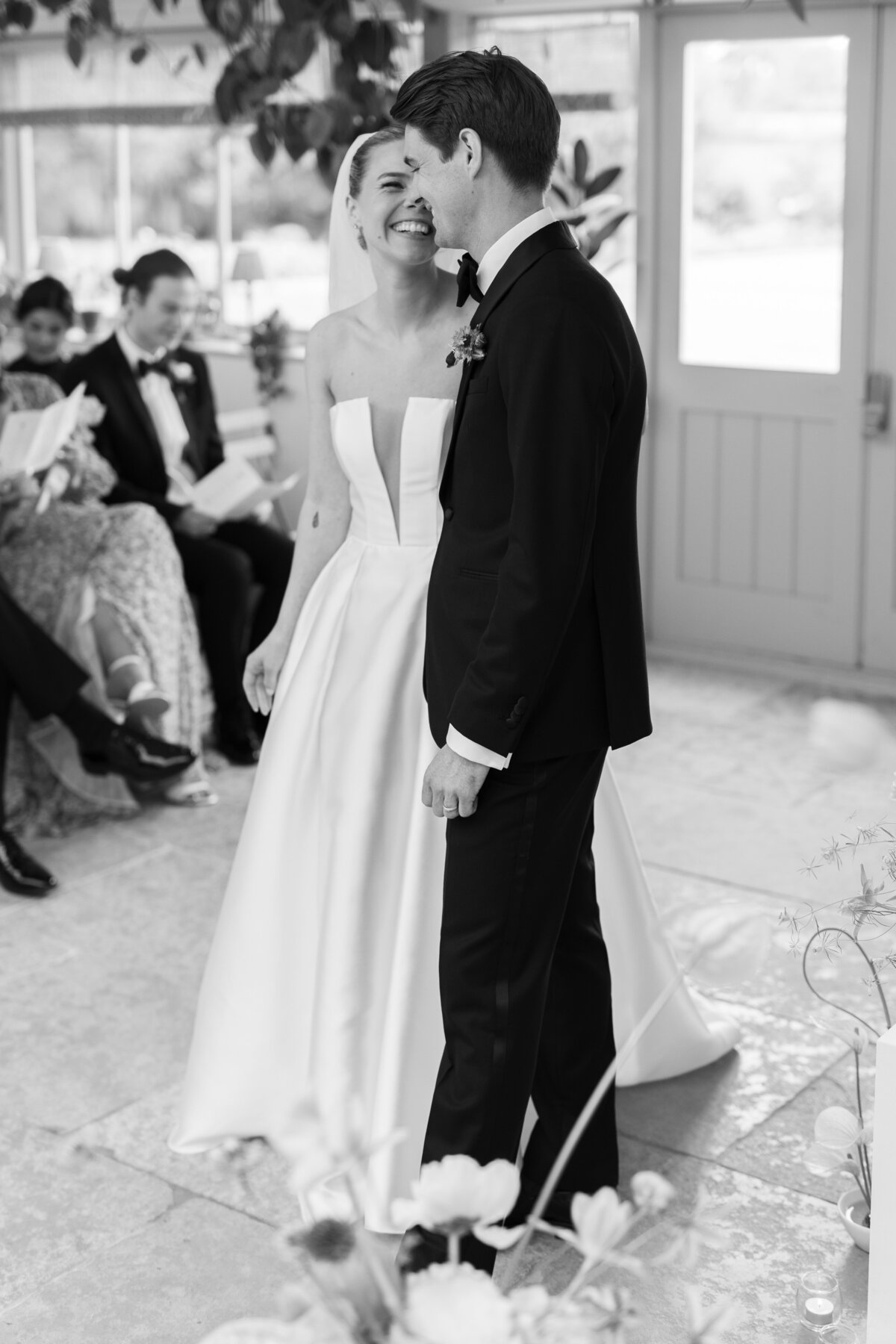 Wedding ceremony at Kin House