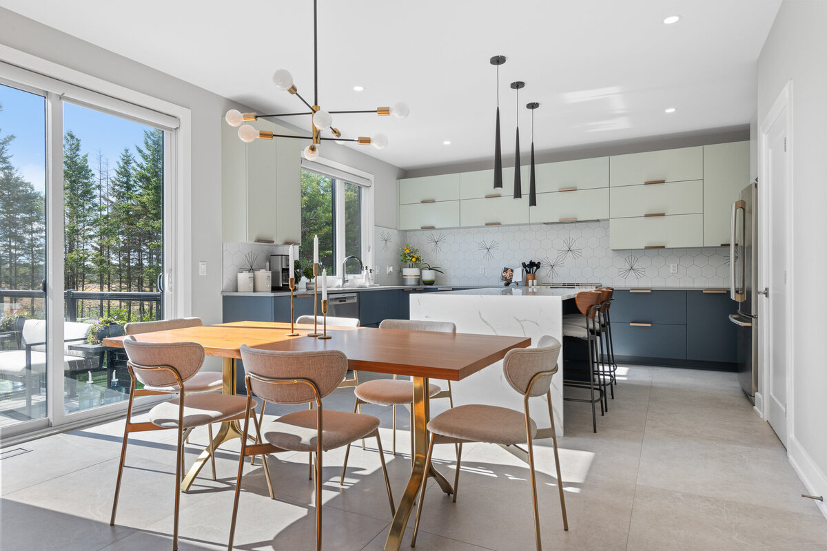 final image of our modern revival interior design project