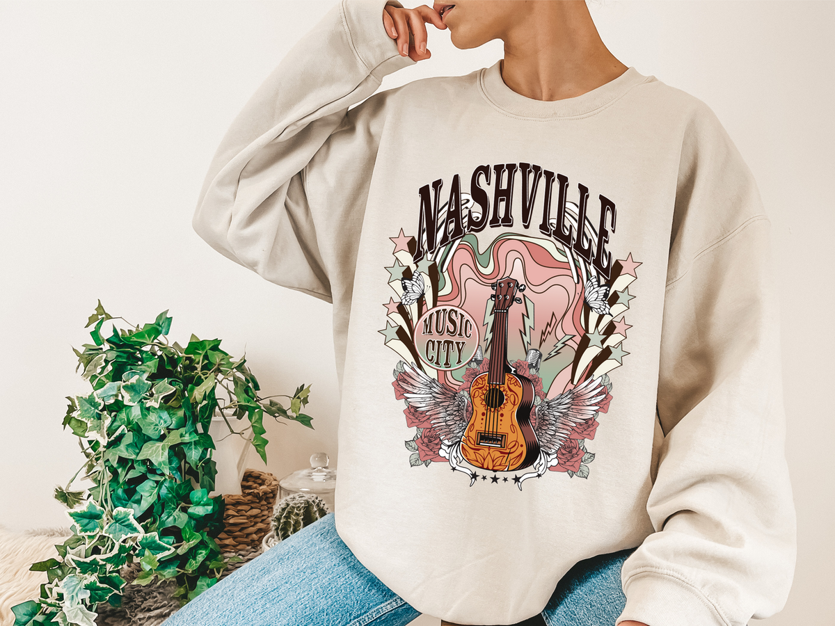 Gildan 18000 Mock ups Sand 3