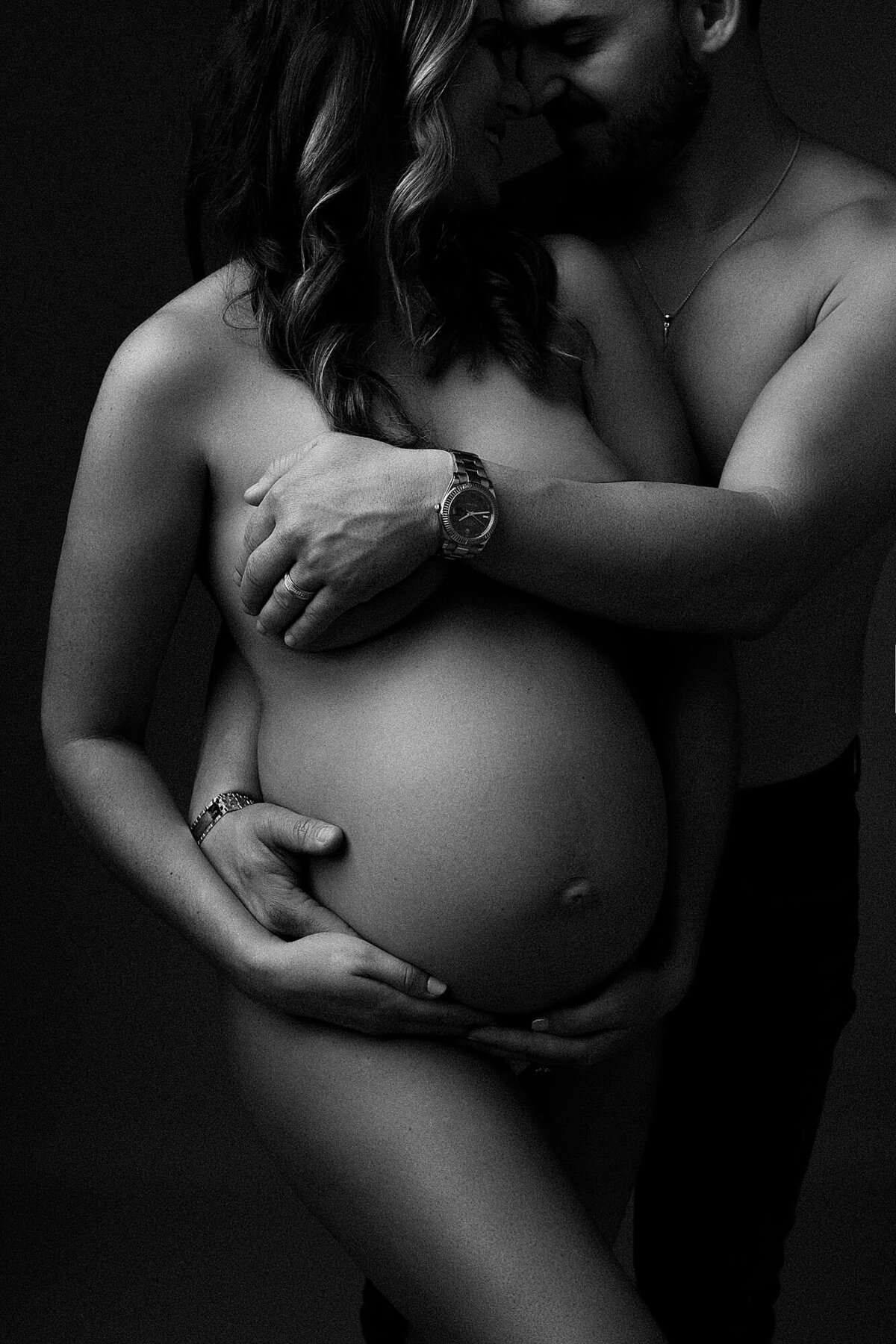 maternity photography Orlando black and white