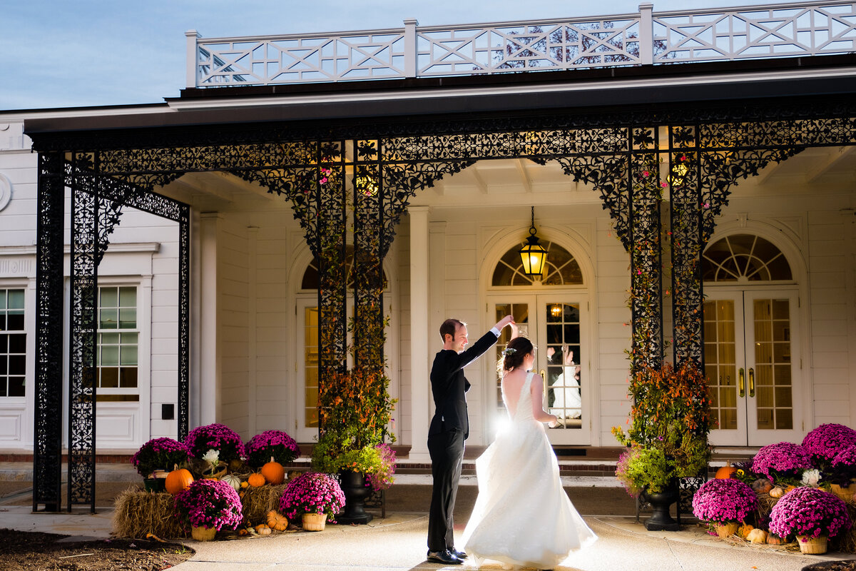 married couple at fox chapel golf club