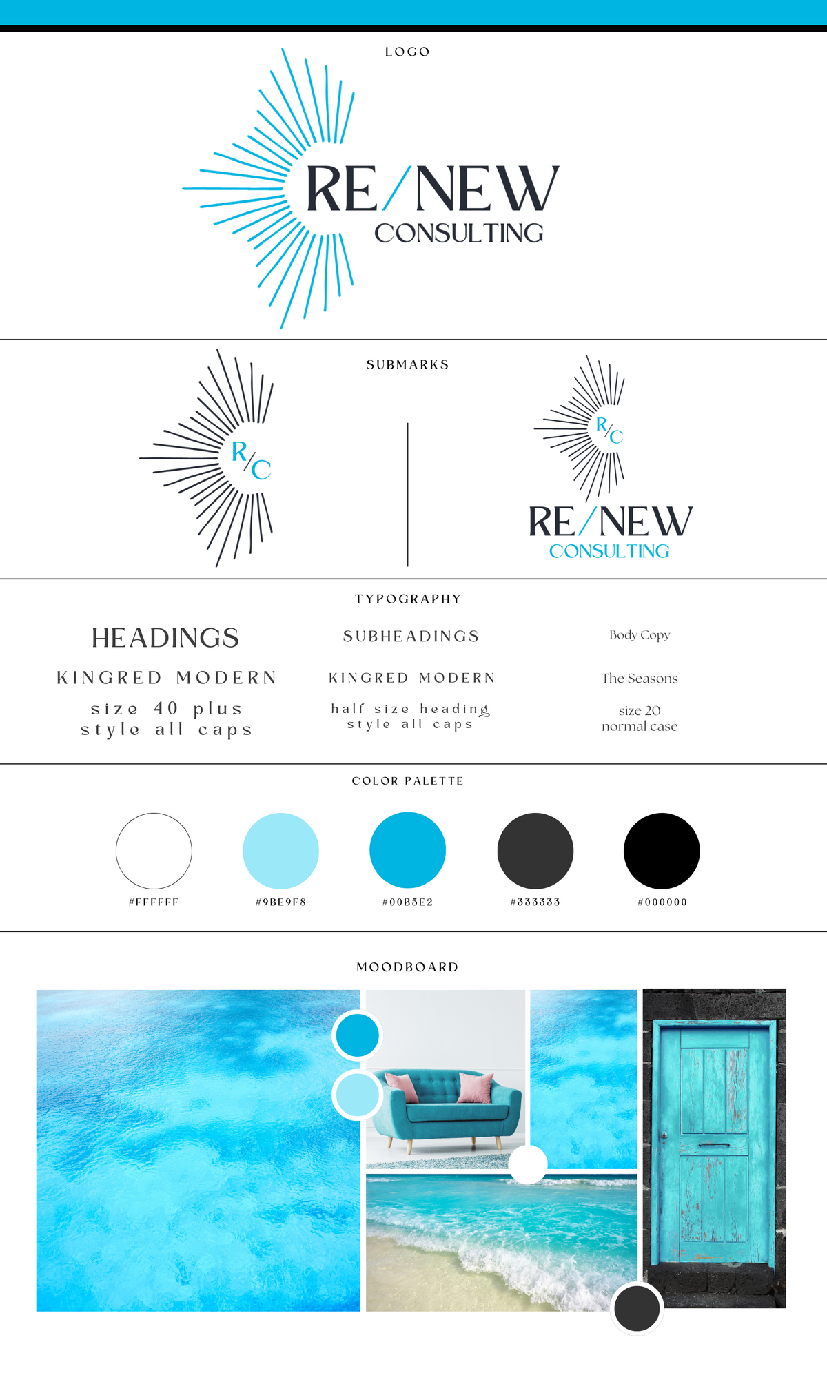 ReNEW Consulting Brand Board