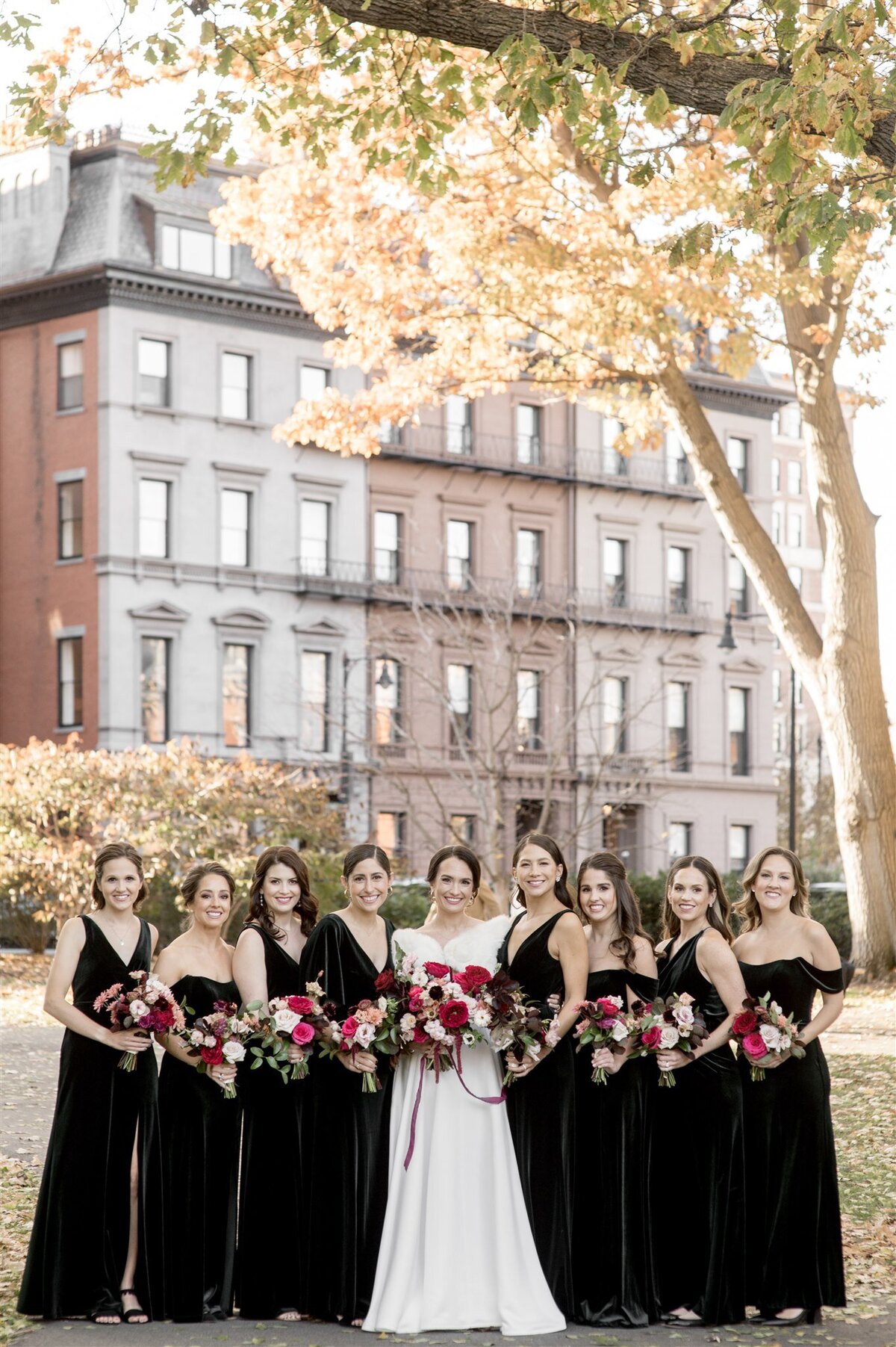 Kate-Murtaugh-Events-Boston-wedding-planner-Public-Garden-fall-bridesmaids