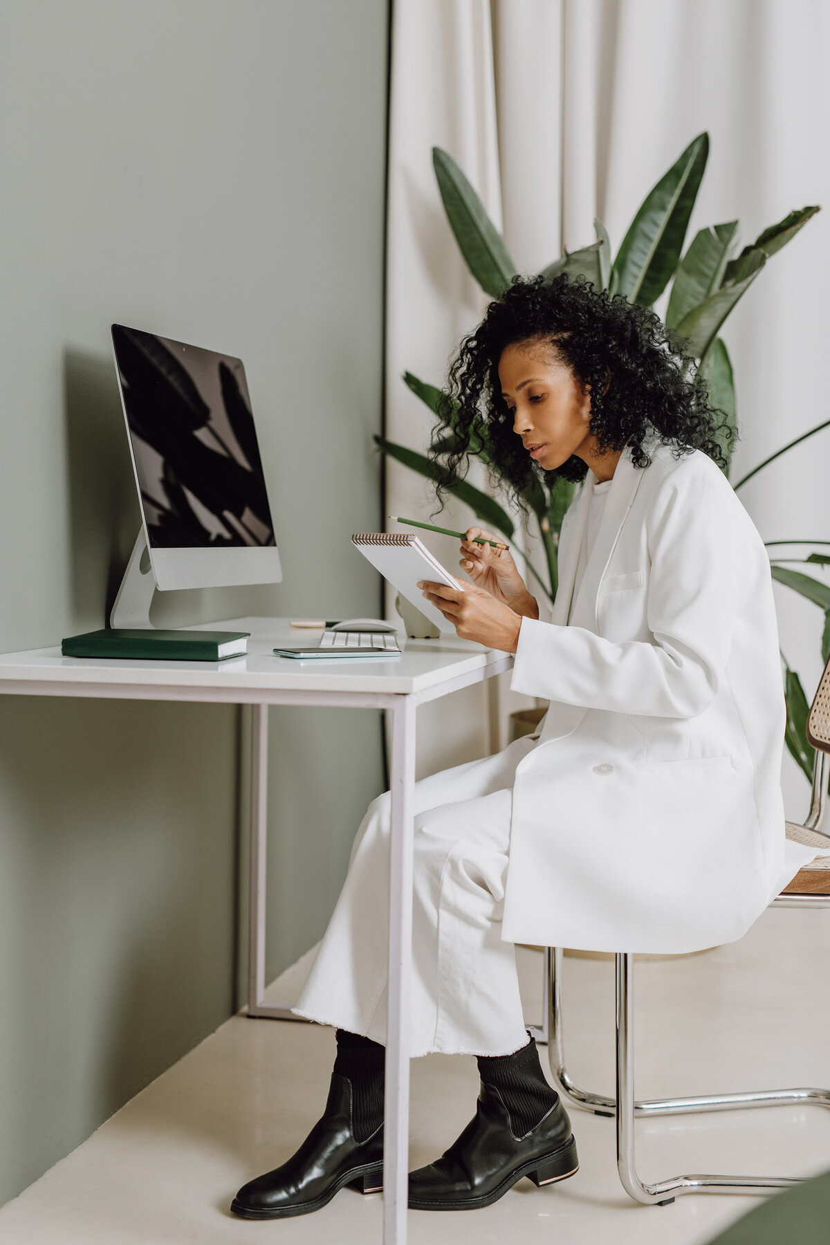 Styled Stock Society Modern Green Office 10