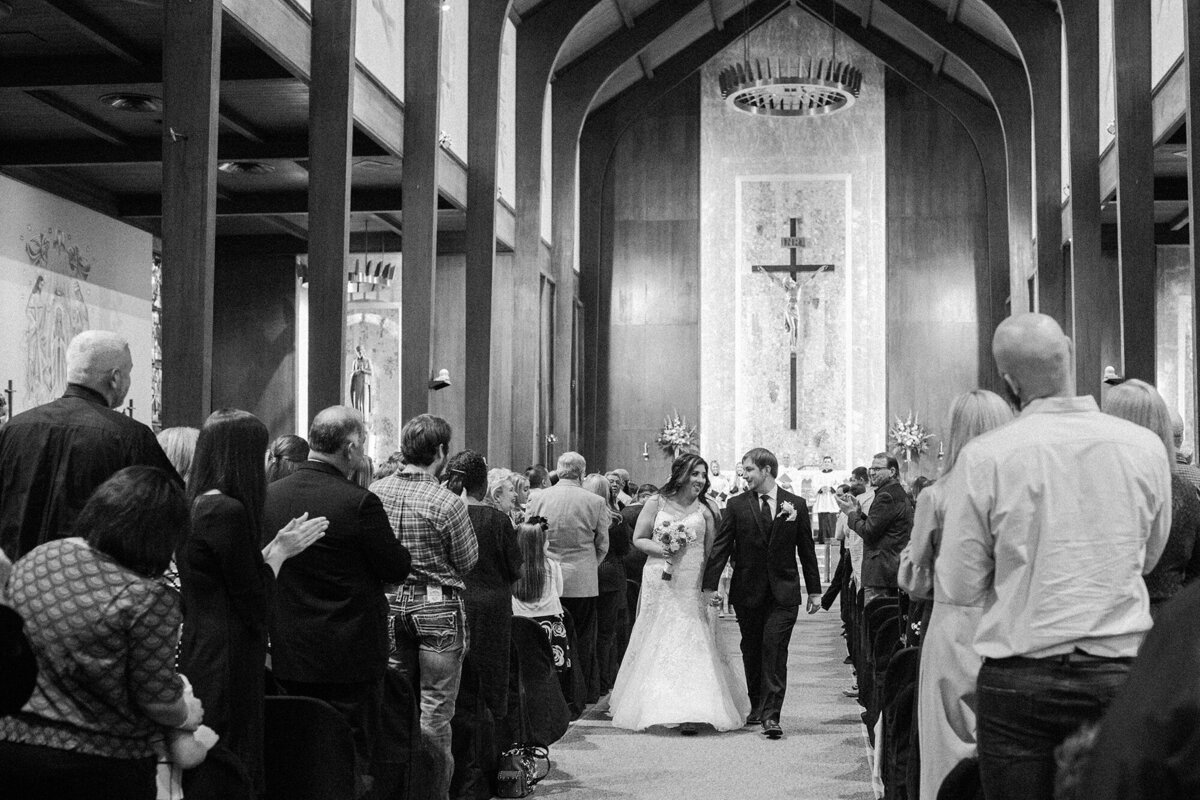 Ink & Willow - Wedding Photography - Victoria Texas - Amber-Gallery - Our Lady of Victory - 30