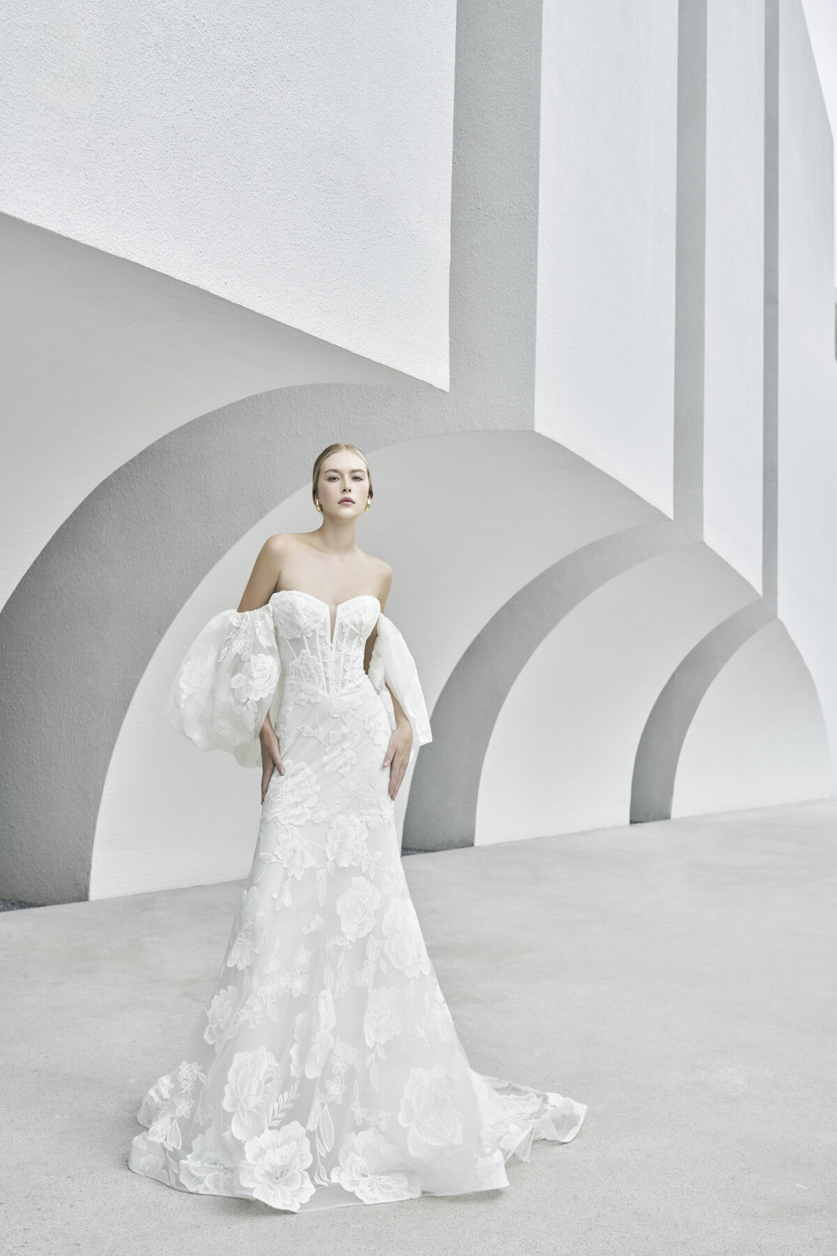 Couture lace wedding dress