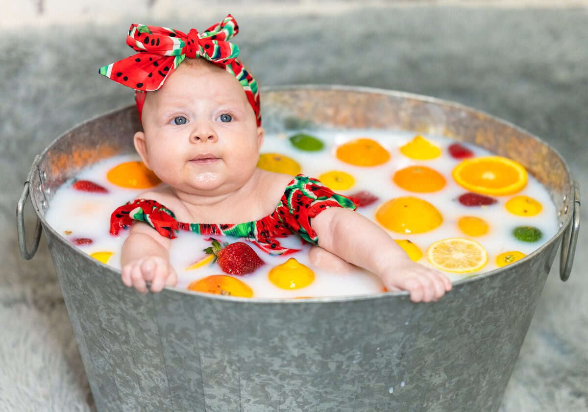 milk bath for baby girl