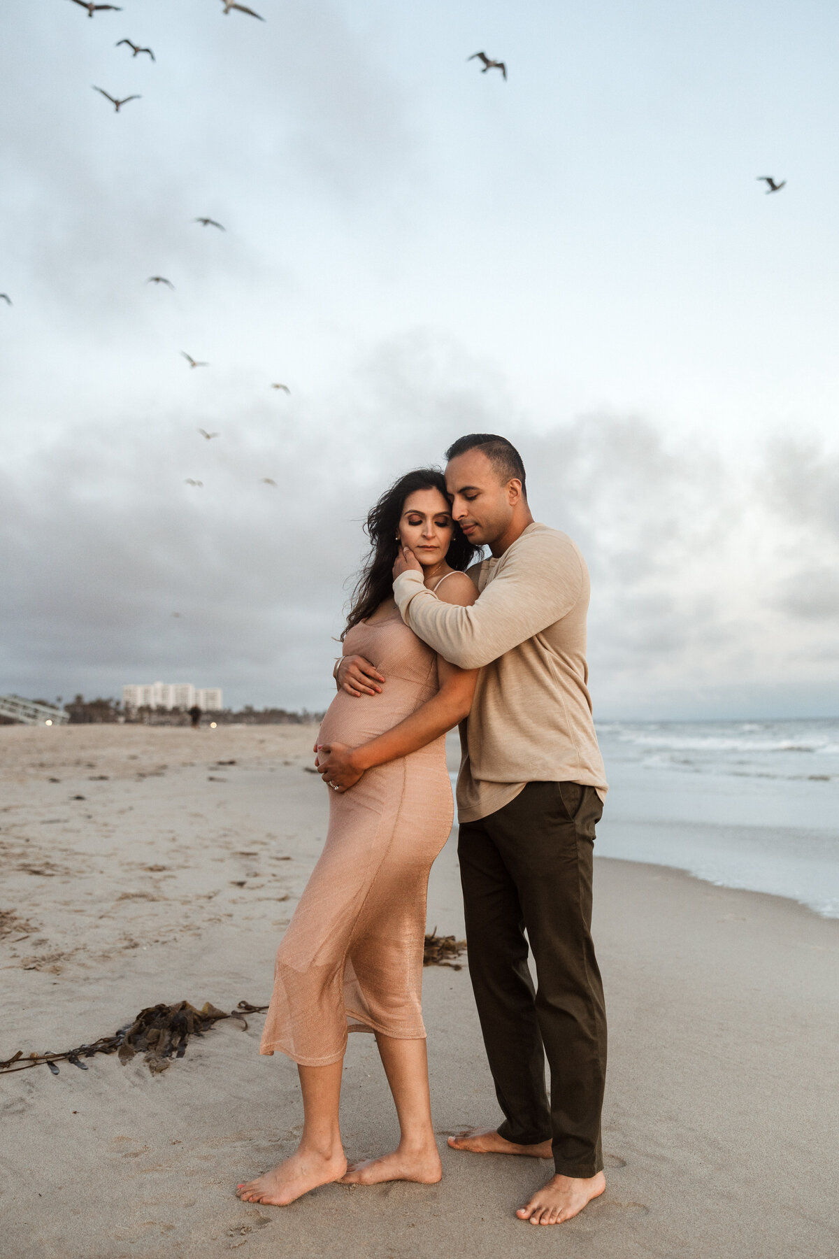 Santa Monica Beach Maternity Photography 114