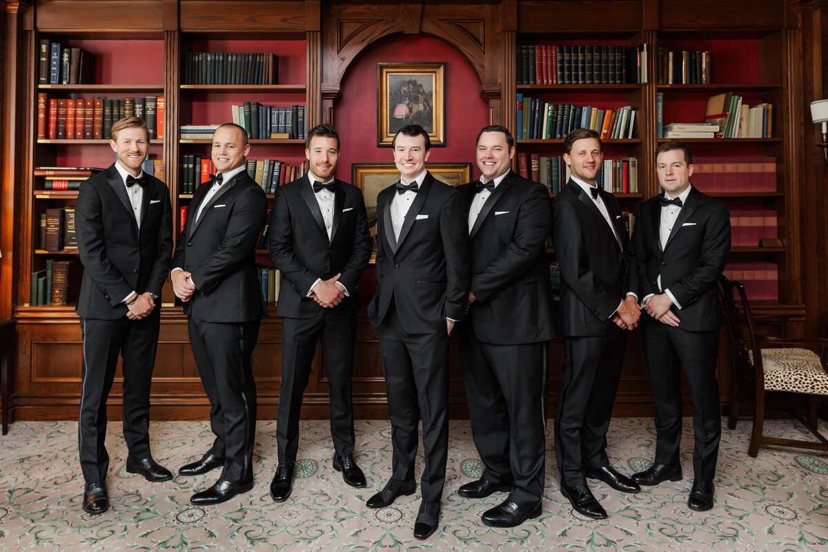 groomsmen library photo duquesne club
