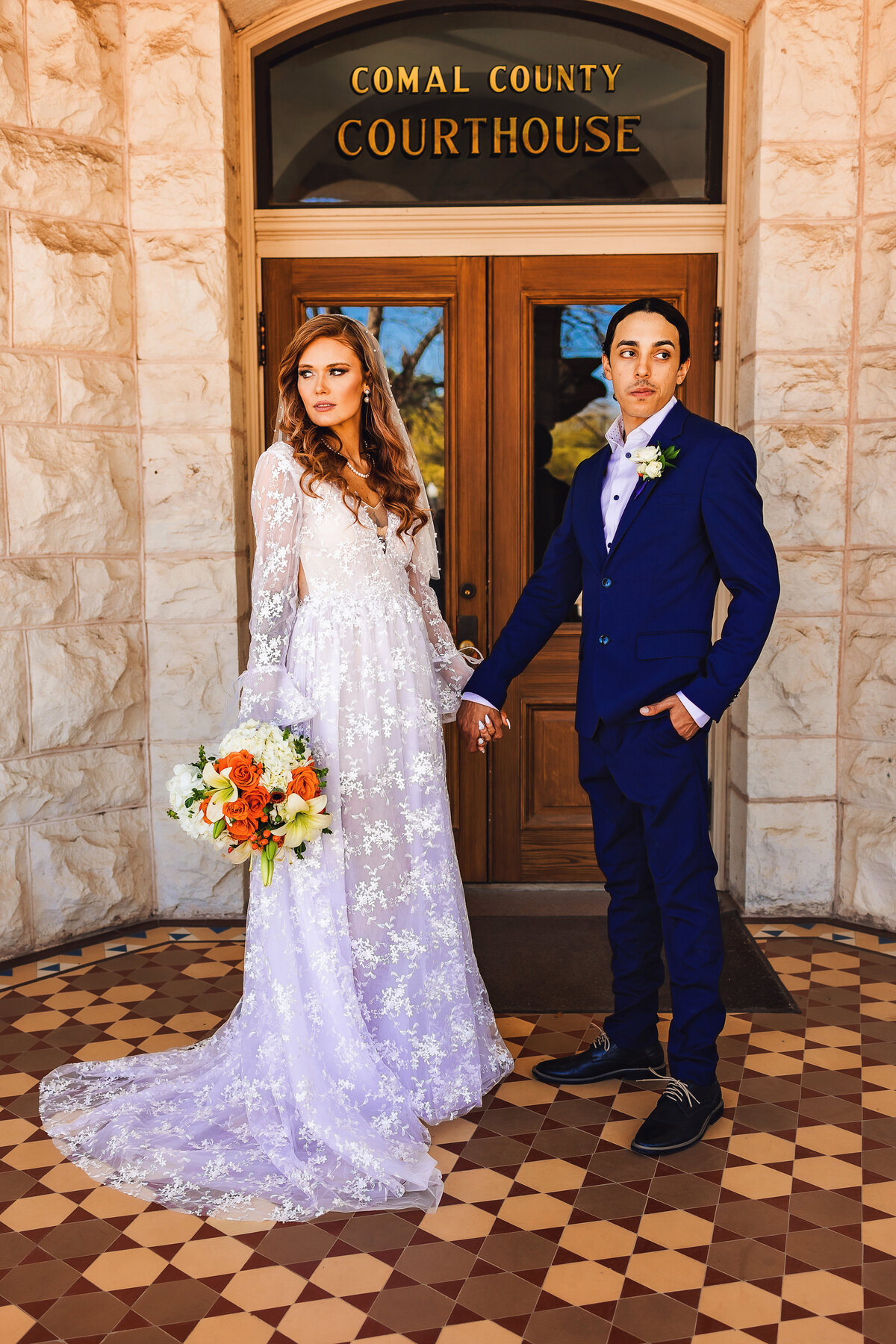 Embark on a blooming adventure with a destination elopement in downtown New Braunfels, Texas. Unleash your love, embrace vibrant colors, and write your own story.