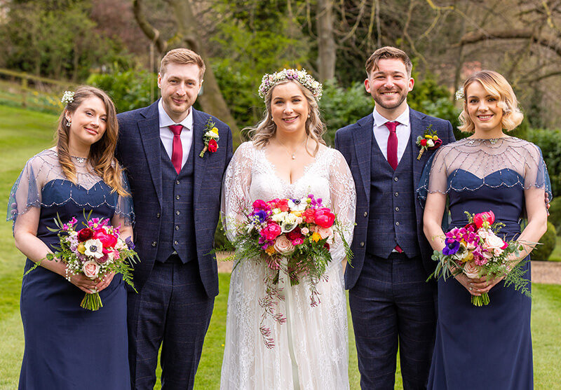 Bridemaids and best man 789