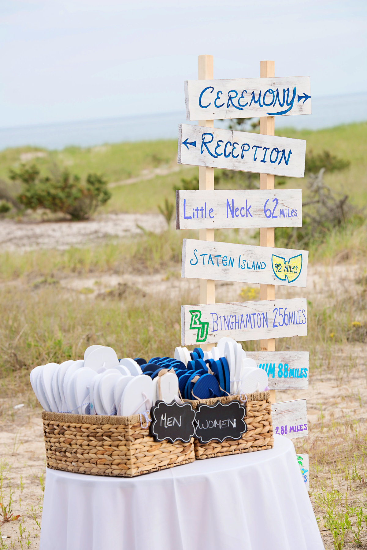 Unique wedding ceremony decor from Oceanbleu