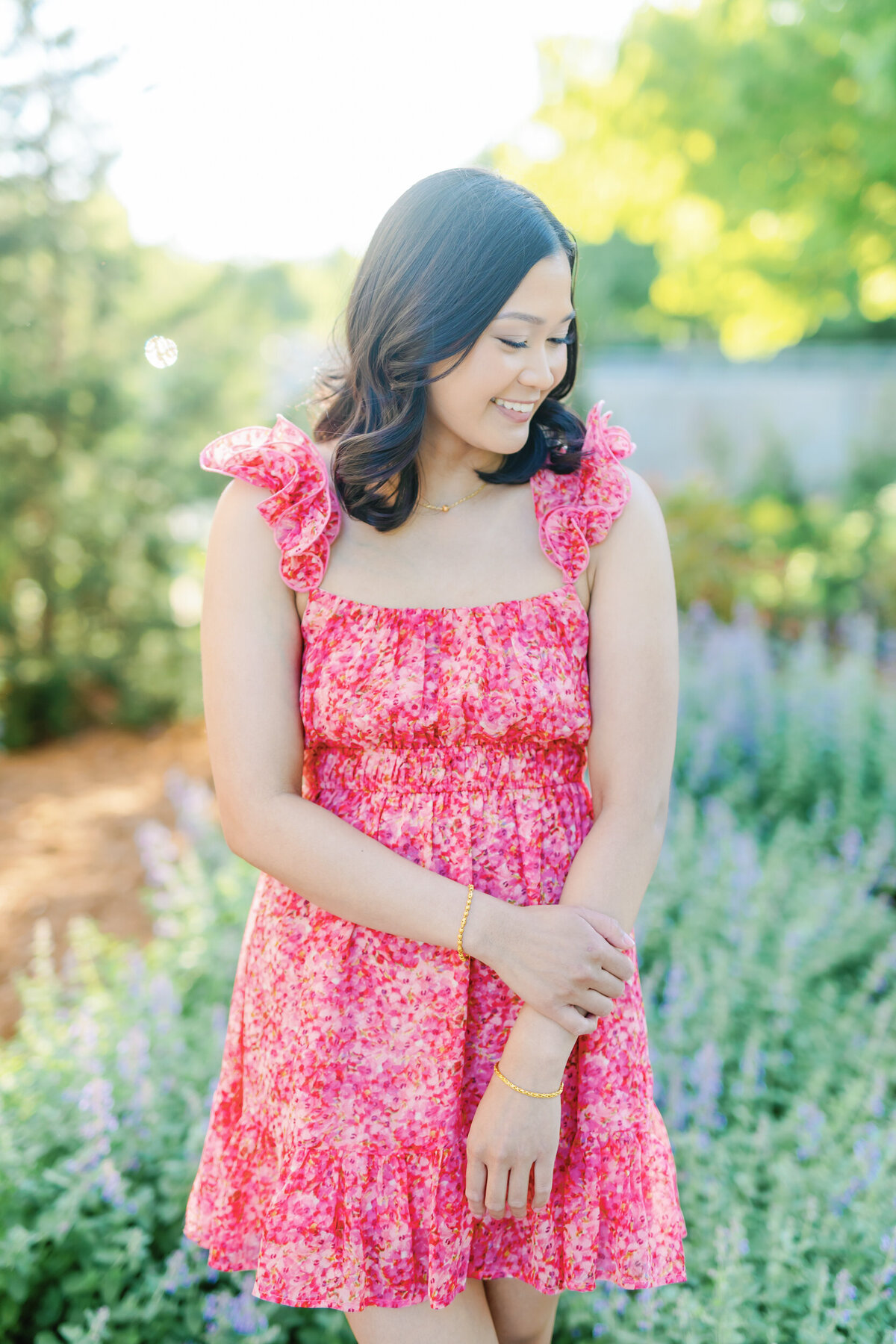 OU Senior photoshoot - Myriad Gardens OKC - Amanda Hitchen Photography-7