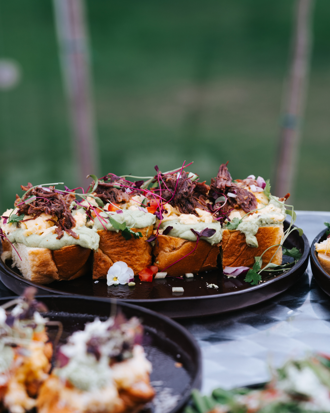 Event food styling and catering setup in London by Nouré & Co