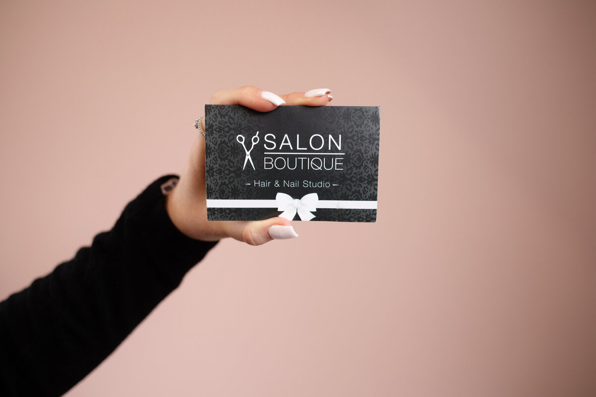 Gift cards available at Salon Boutique