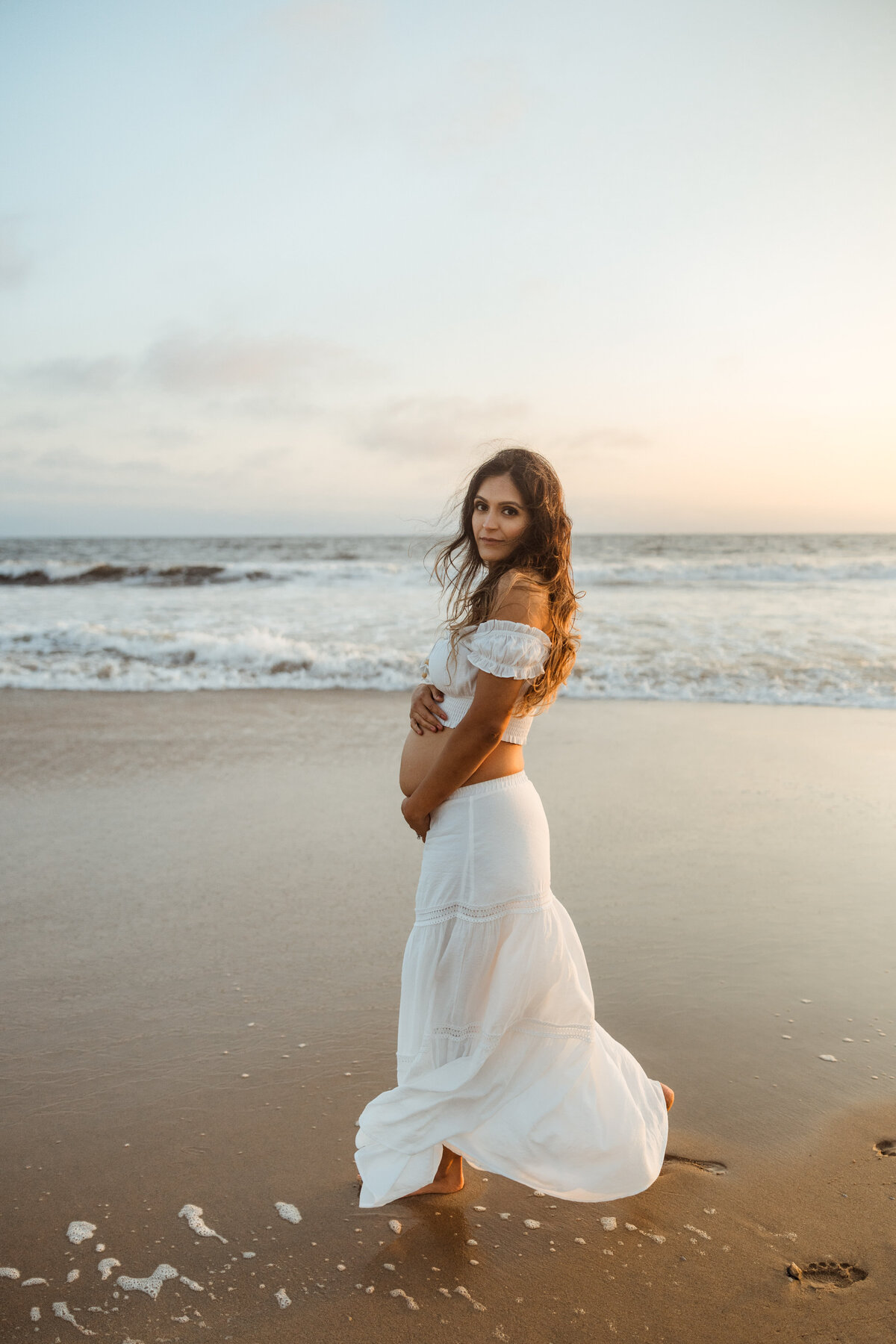 Santa Monica Beach Maternity Photography 68