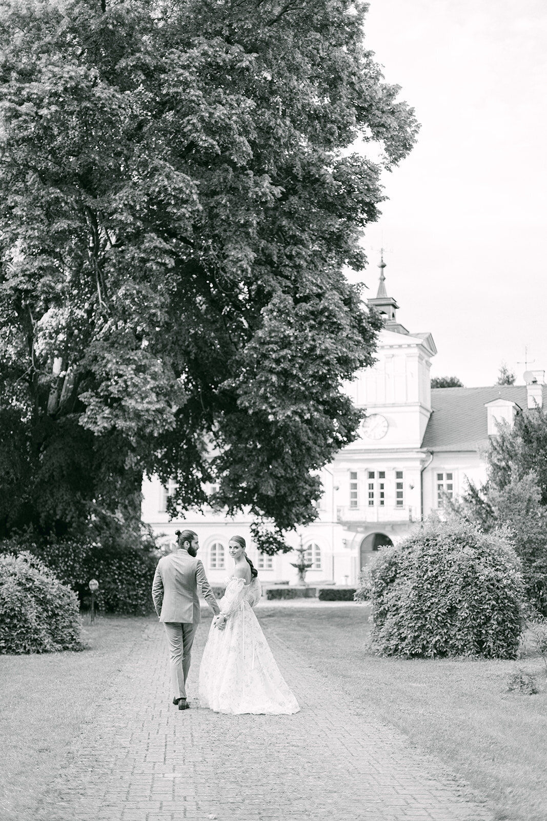 Svatební foto na zámku Ludmila Esterková
