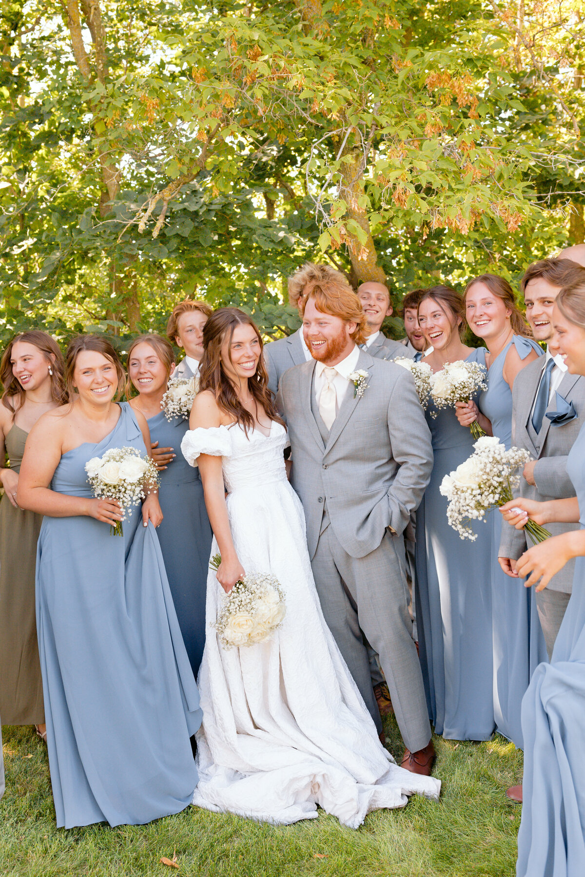 Alexandria wedding celebration with friends.