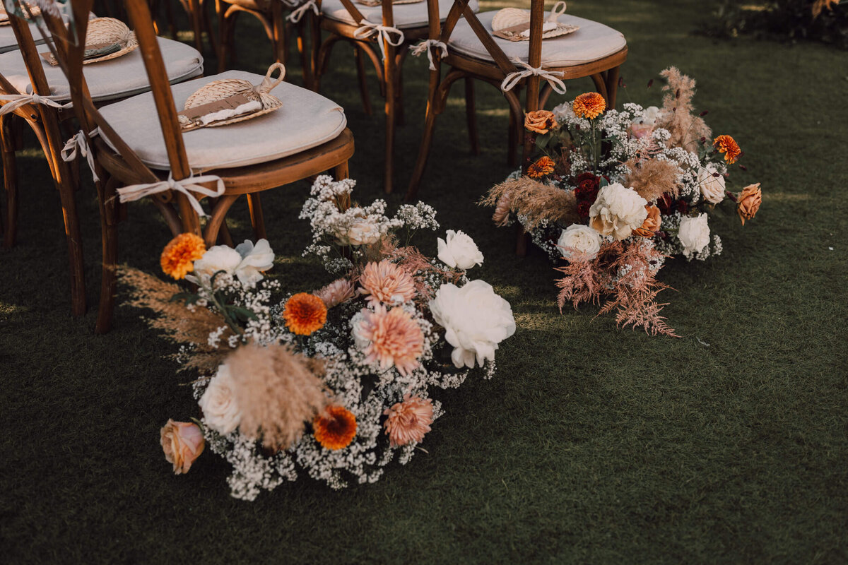 floral wedding in arizona ceremony decor 3