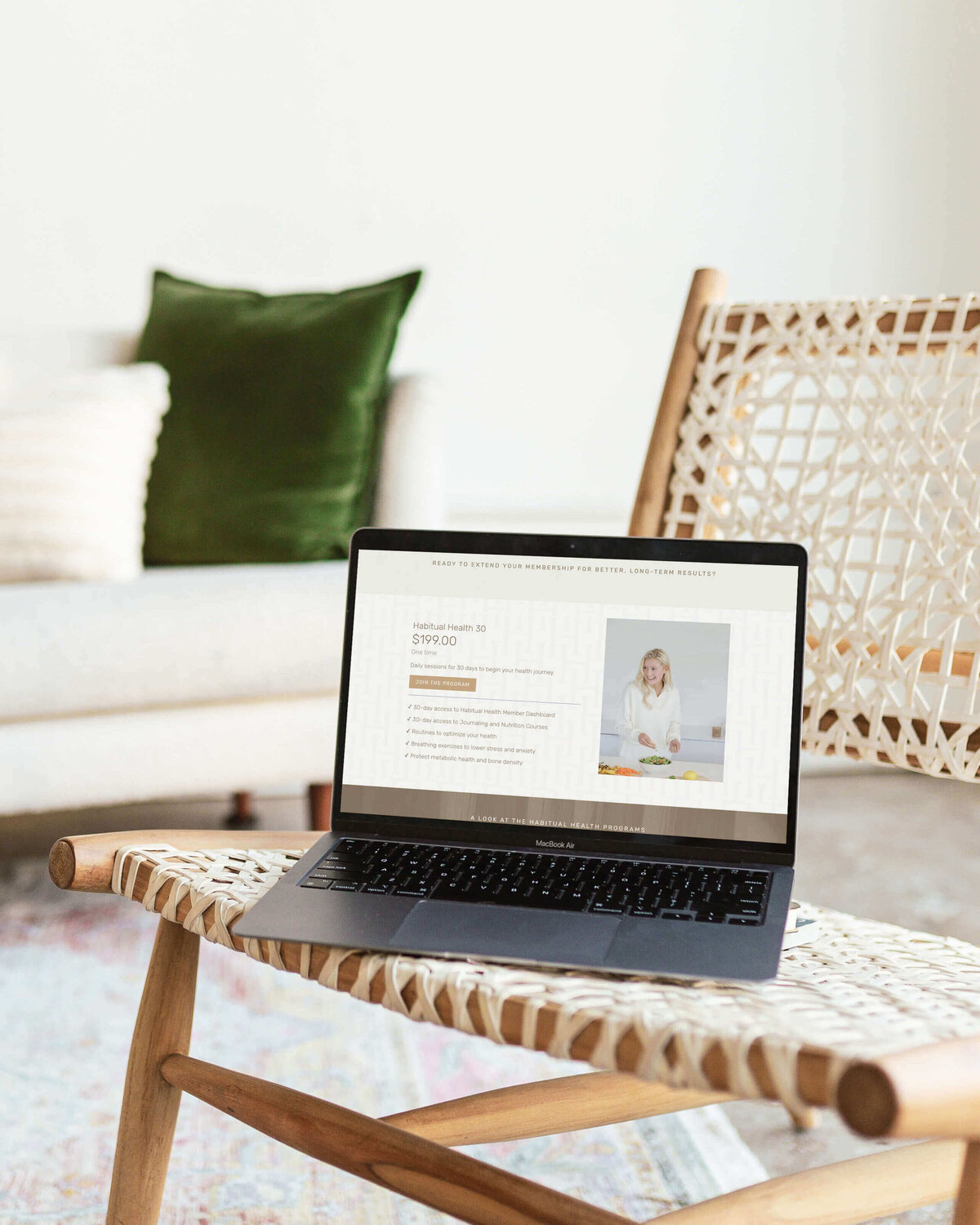 custom brand dientity for wellness brnad, including elegant typography and refined design elements