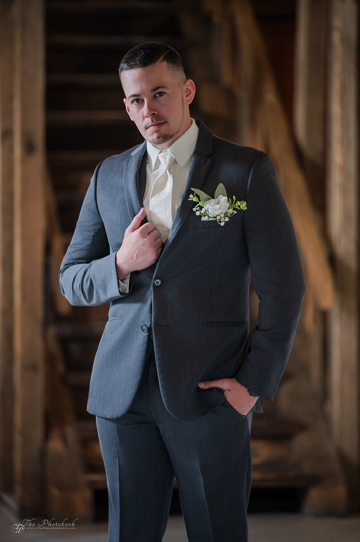 Ostrum-52-Wedding-Groom-Barn-Michigan Wedding Photographer