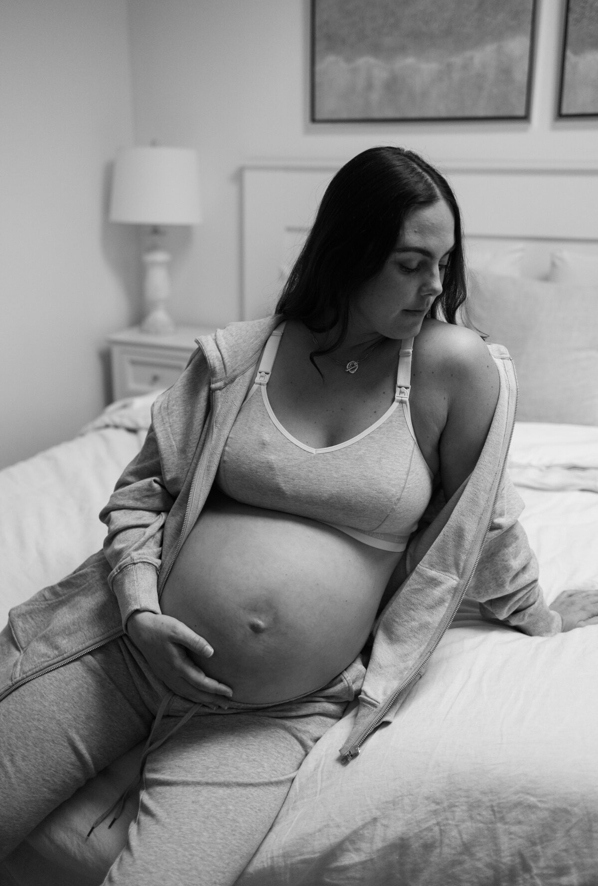 Kira - Maternity - At Home - Gaby Potter Photography - Jan 2025 -23