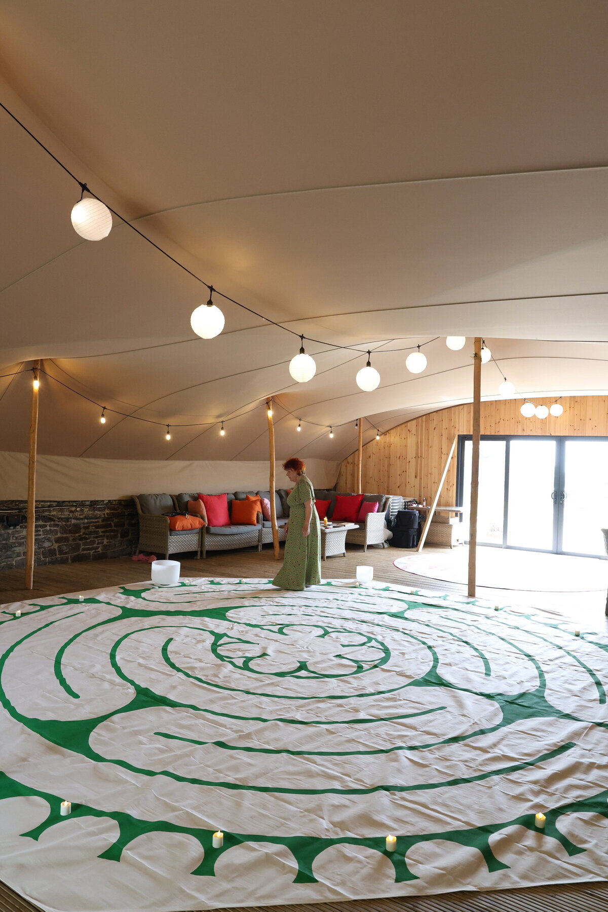 Yoga at Polhawn Fort | Wellness activities in Cornwall