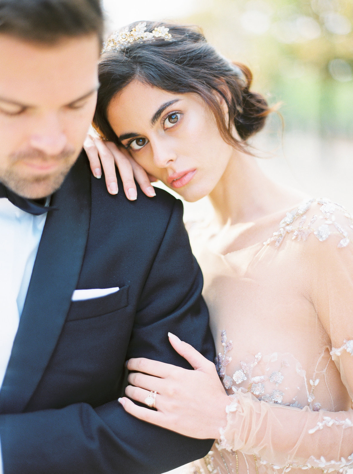 Tuileries Garden Wedding Portraits