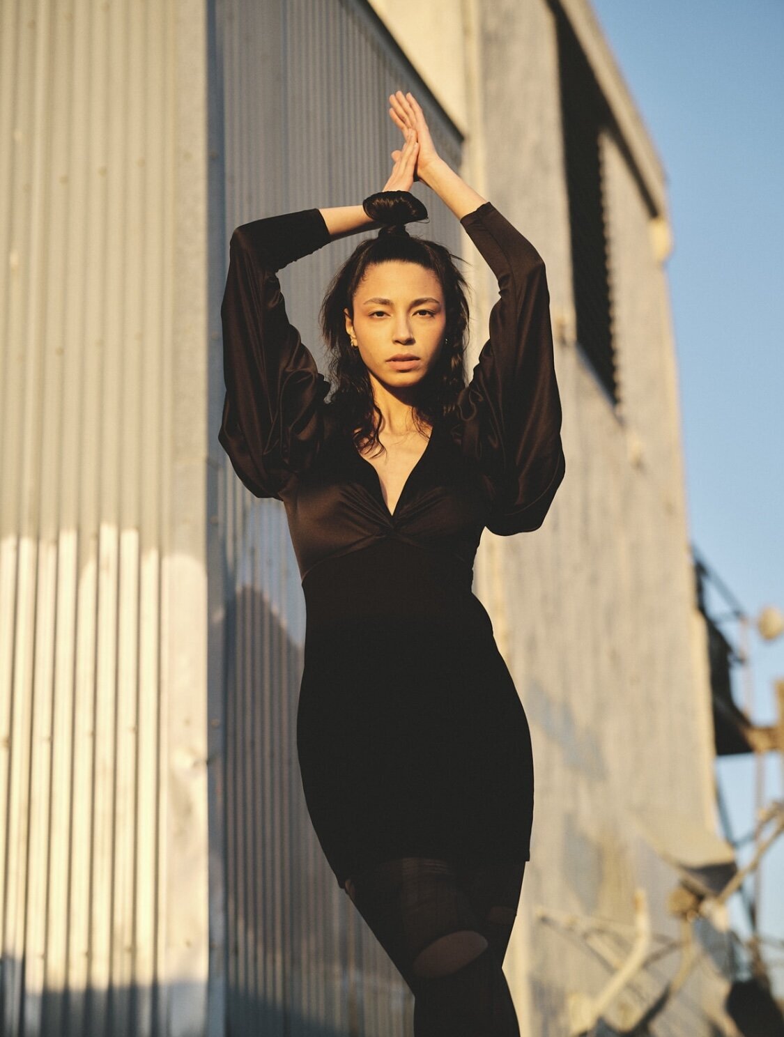 Mikaylaflava_black dress_Edie Styles_editorial